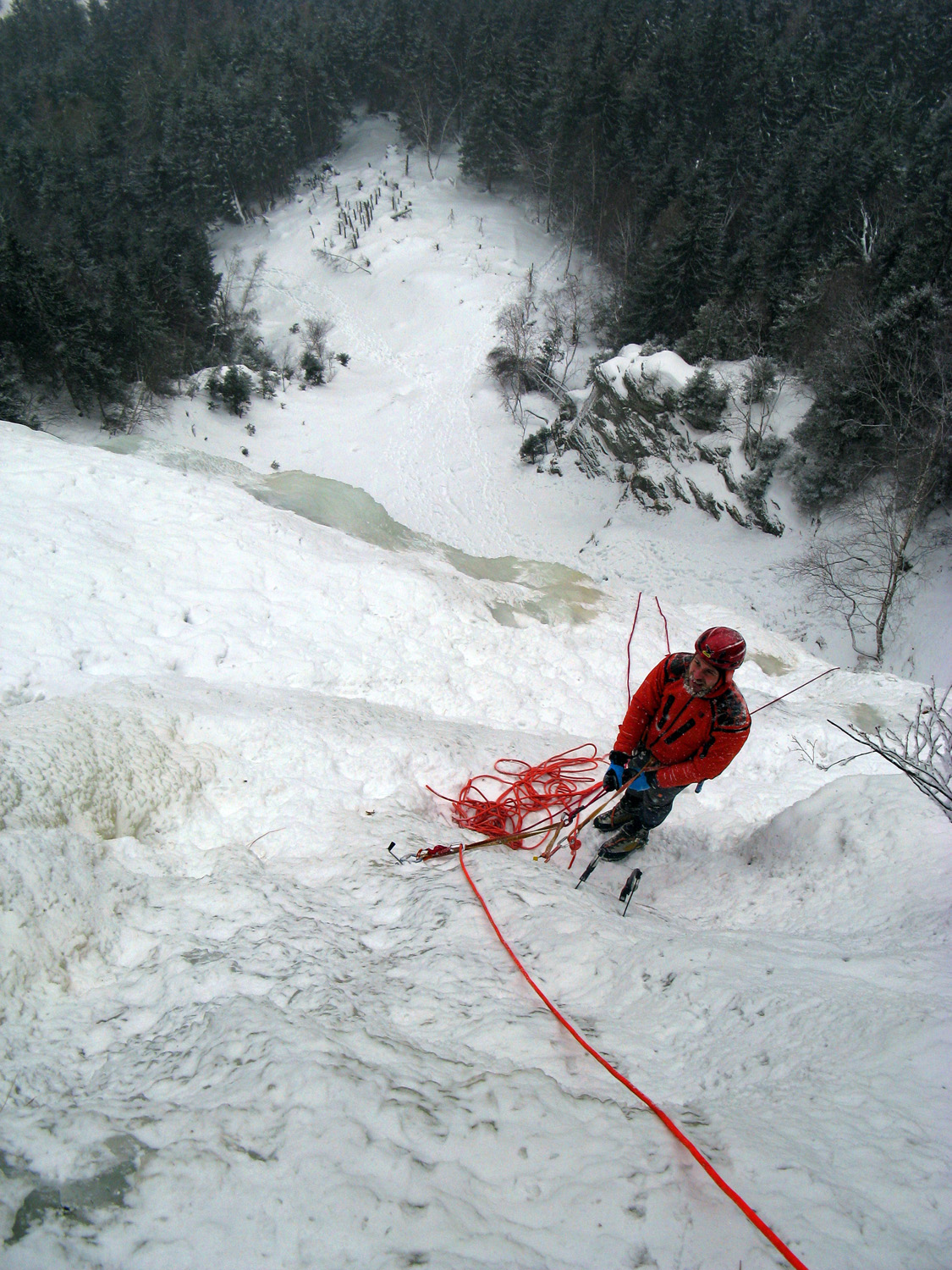 Лезем Dreikonigsfall.