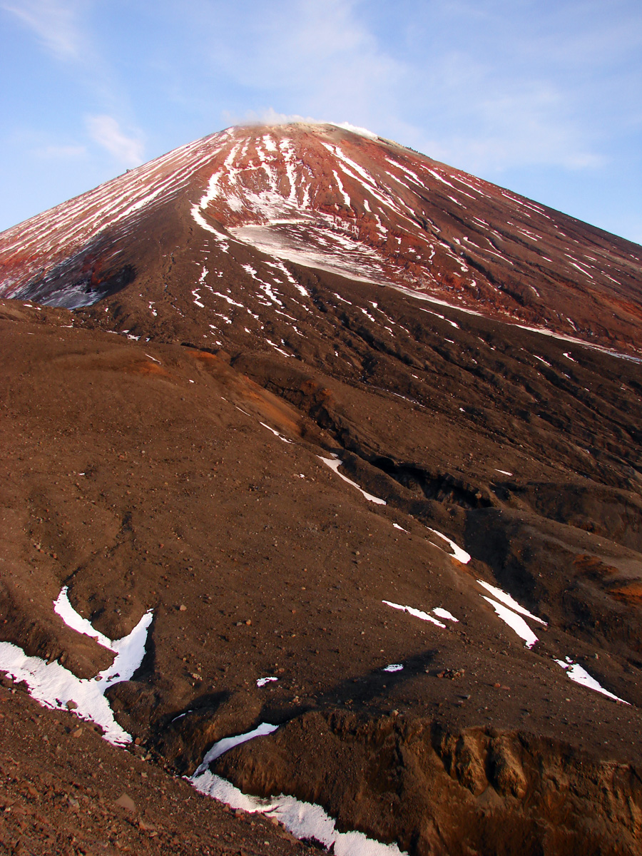 Верхняя часть пути на Авачинский вулкан.