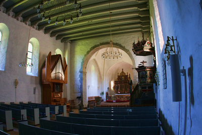 Борнхольм, Церковь в Окиркеби. Church of Aakirkeby, La iglesia de Aakirkeby