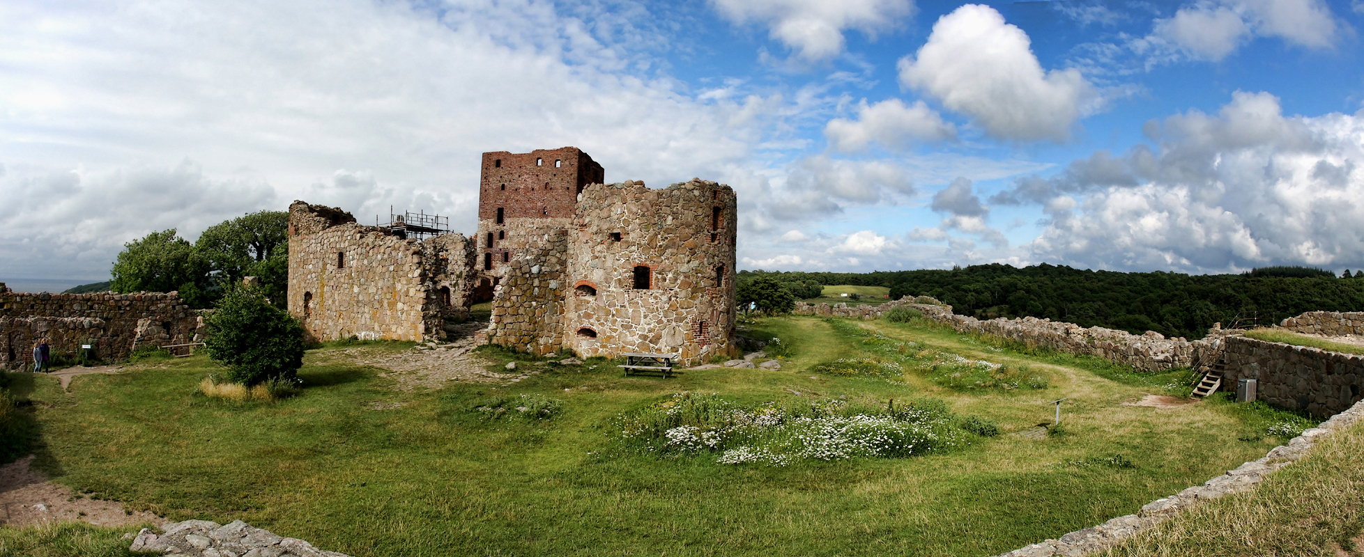 Борнхольм, Крепость Hammershus. Hammershus castle Castillo de Hammershus