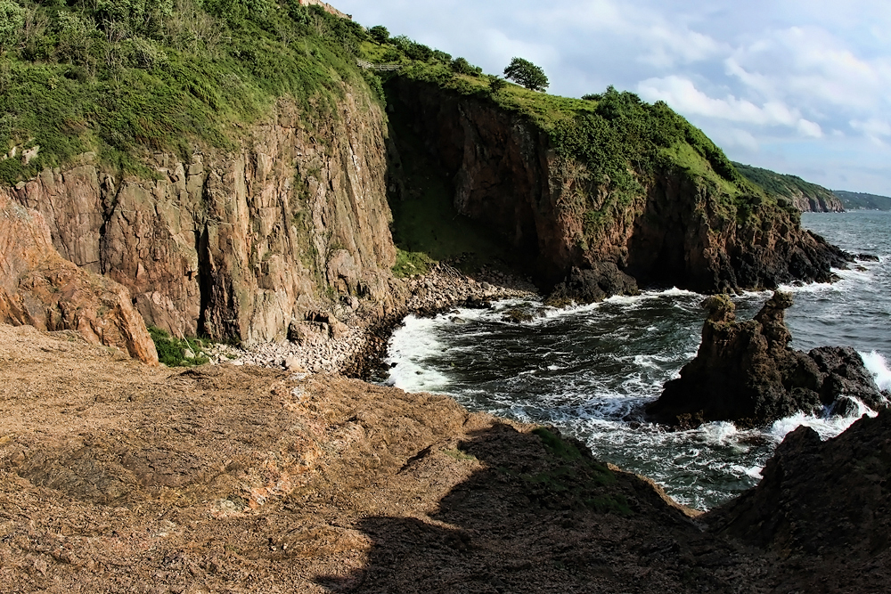 Борнхольм, Окрестности Хаммерсхуса.  Around Hammershus, Alrededores de Hammershus.