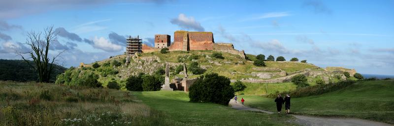 Борнхольм, Крепость Hammershus. Hammershus castle Castillo de Hammershus