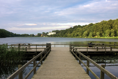 Борнхольм, Озеро Hammer s&#248. ;Lake Hammer s&#248;, lago Hammer s&#248;.