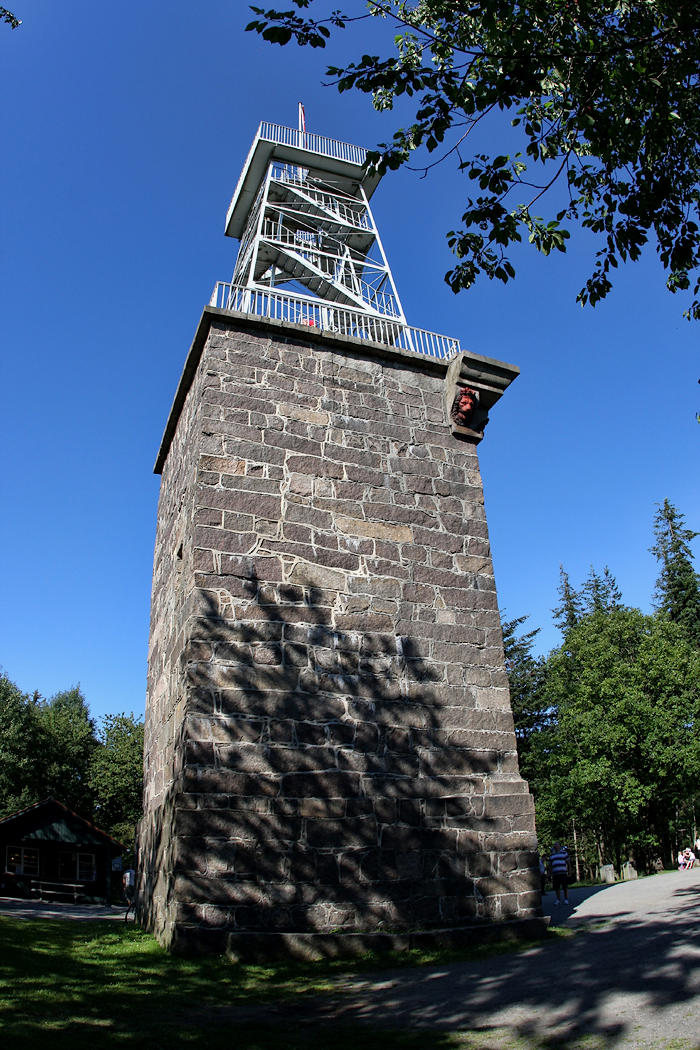 Борнхольм, Лес Алминдинген, Остатки крепости Гамлеборг. Almindingen forest.