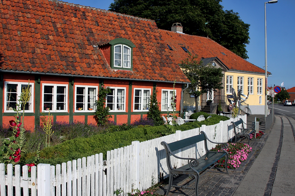 Борнхольм, Столица Рённе. The capital city of R&#248;nne. La capital de R&#248;nne