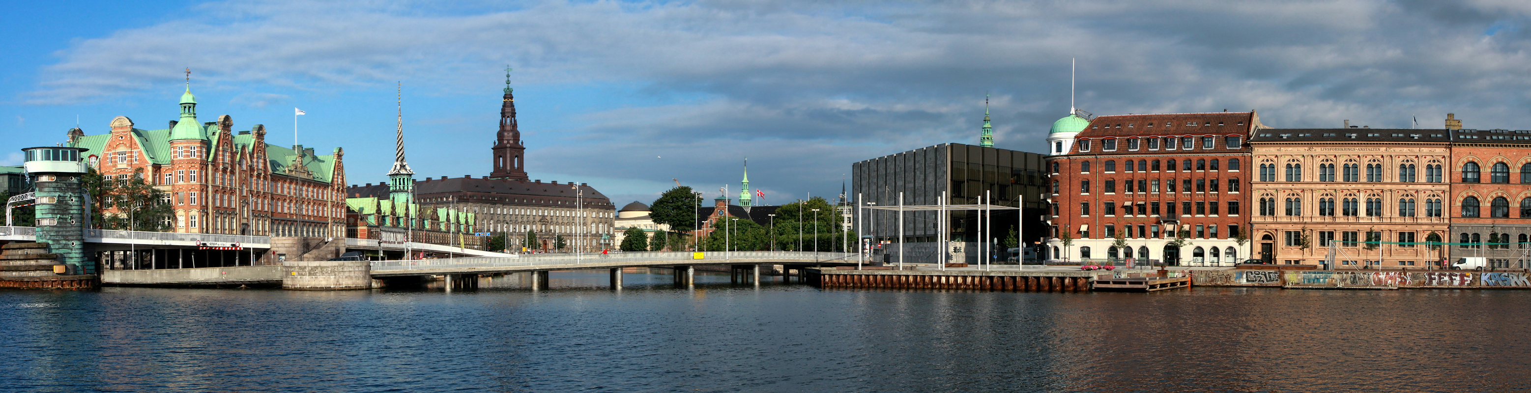  Копенгаген, вид через пролив Copenhagen, view over strait.