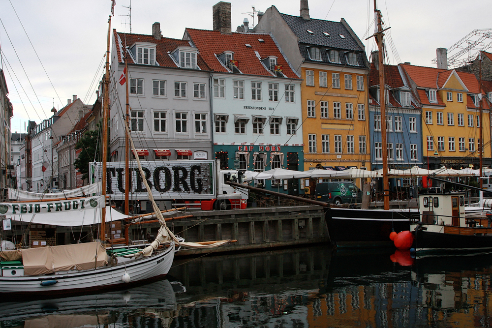  Копенгаген, Нюхавн Copenhagen, Hyhavn.