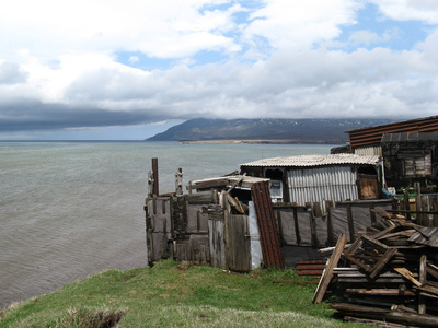 Остров Итуруп, город Курильск.