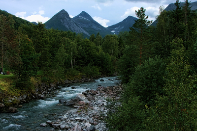 Норвегия, Мёре-о-Ромсдал, Вальдален. Norway, M&#248;re-og-Romsdal, Valldalen