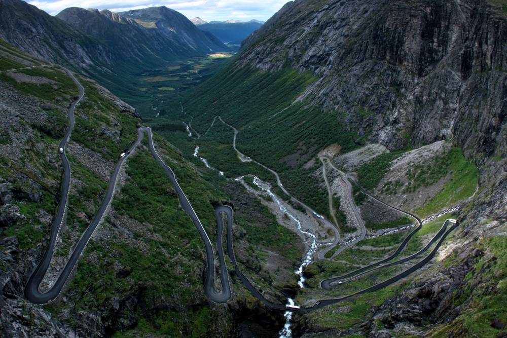 Норвегия, Мёре-о-Ромсдал, Дорога Троллей. Norway, M&#248;re-og-Romsdal, Trollstigen