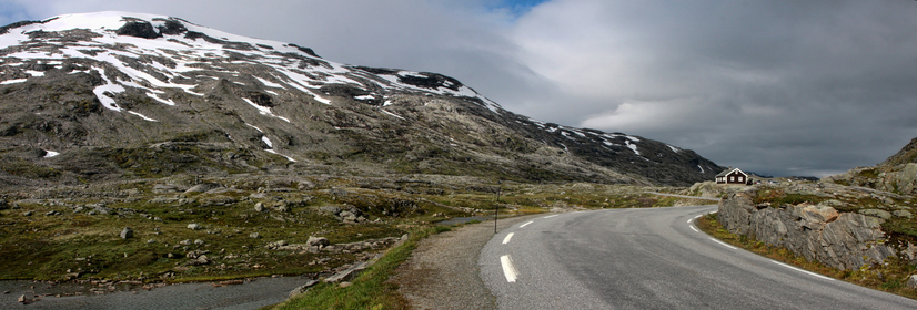 Норвегия, Мёре-о-Ромсдал, дорога на Далсниббу. Norway, M&#248;re-og-Romsdal, road to Dalsnibba