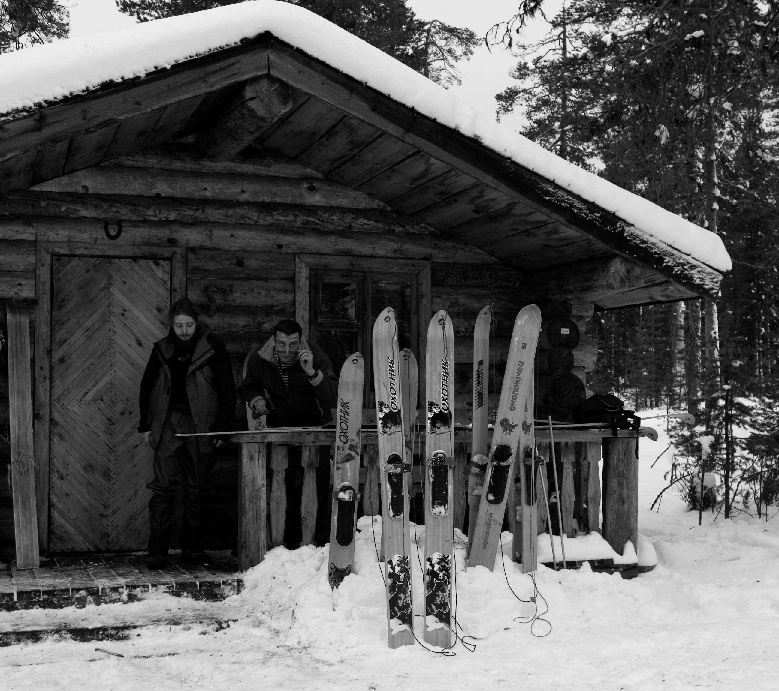 Урочище Оланга. Это гостевая изба в которой мы обитали. Таких домиков в Паанаярви много.