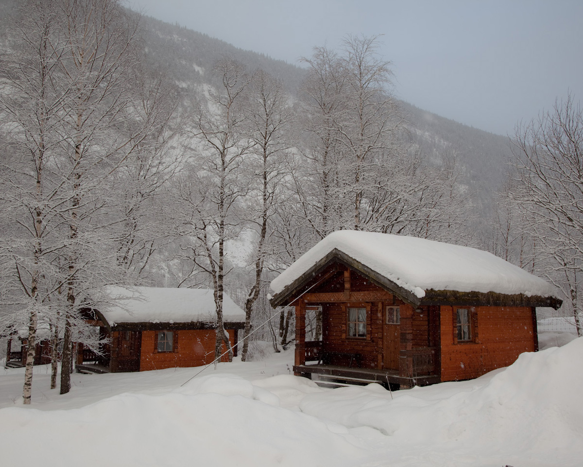 Домики в кемпинге Rjukan Hytte -og Caravanpark.