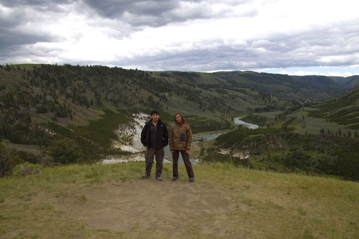 Каньон речки Yellowstone.